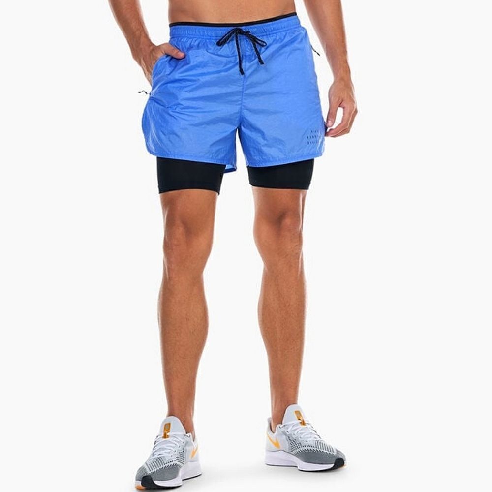 Nike Running Division Repel Men's 7" 2-in-1 Running Shorts Blue S New FB8544-450